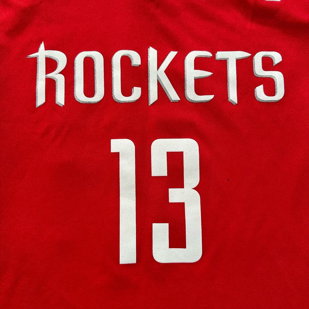 Adidas Houston Rockets James Harden Red Jersey #13 Size‎ XLarge NBA Basketball - Picture 4 of 7